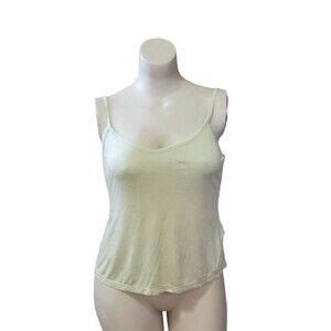 Soft Surroundings Knit Cami Top Size PM Green New